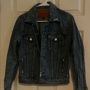 Lucky Brand Blue Lightweight Trucker Jacket